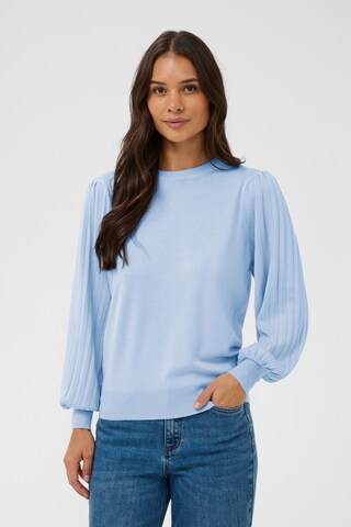 Kaffe Sweater 'Lone' in Blue: front