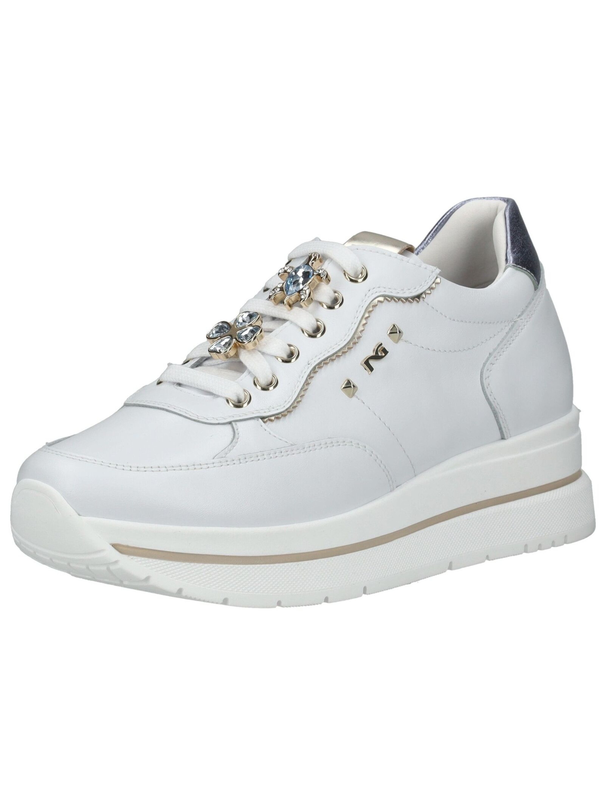 Nero Giardini Sneakers laag in Wit: voorkant