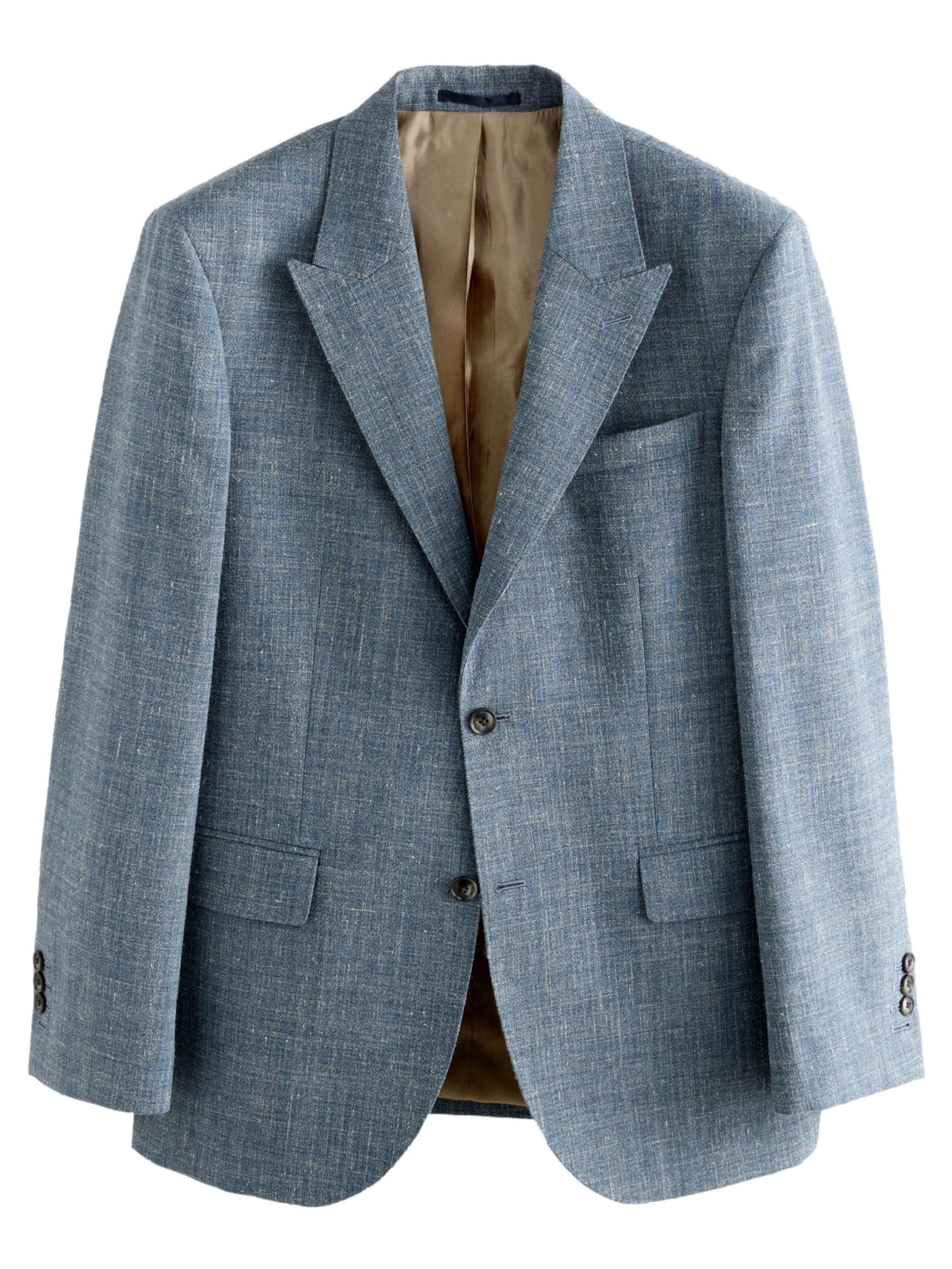 Next Slim Fit Sakko in Blau: Vorderseite