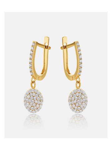 Boucles d'oreilles 'Ohrringe aus 585 Gelbgold' DIAMANT LETERNEL en or : devant