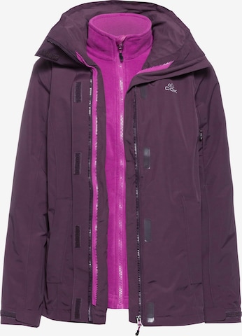 OCK Outdoorjacke in Lila: Vorderseite