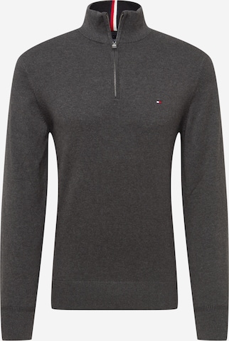 Pull-over TOMMY HILFIGER en gris : devant