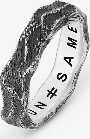 UNSAME Ring in silbergrau, Produktansicht