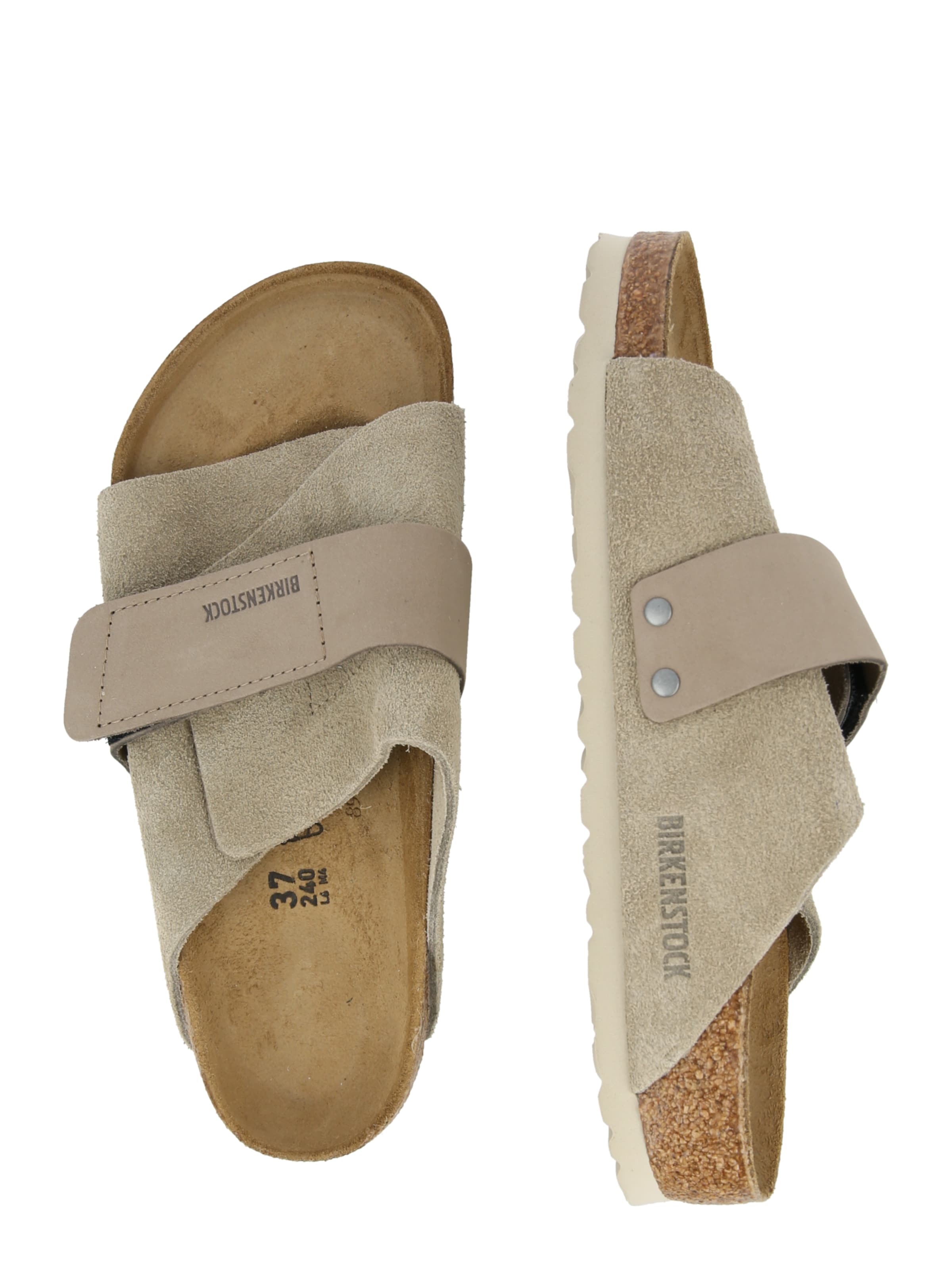 Zoccoletto 'Kyoto' di BIRKENSTOCK in beige