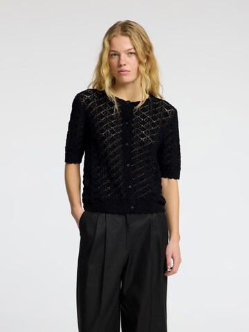 Giacchetta 'SLFSofia' di SELECTED FEMME in nero: frontale