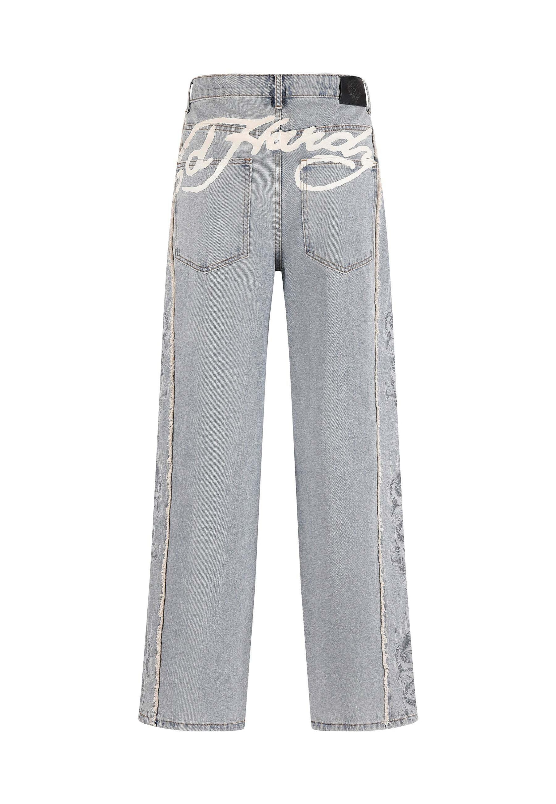 Ed Hardy - Loosefit Vaquero en gris