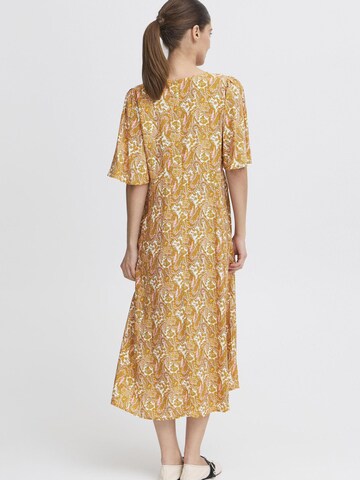 PULZ Jeans - Vestido camisero 'PZNELLY' en amarillo