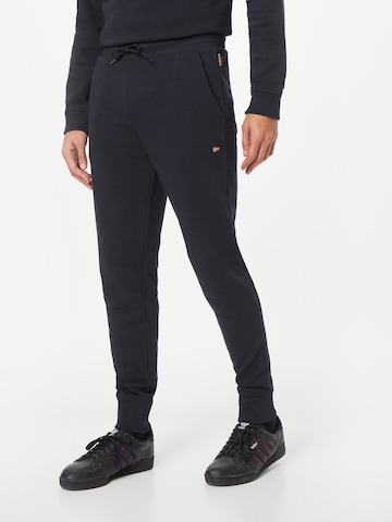NAPAPIJRI Tapered Pants 'Malis' in Black: front