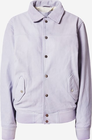 Deadwood Between-Season Jacket in Purple: front