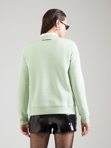 Karl Lagerfeld Sweatshirt 'IKON' in Groen