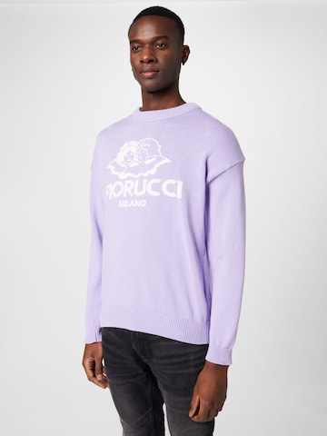 Fiorucci Sweatshirt in Lila: voorkant