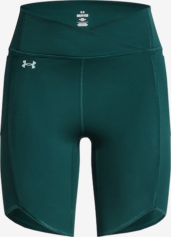UNDER ARMOUR Workout Pants in Green: front