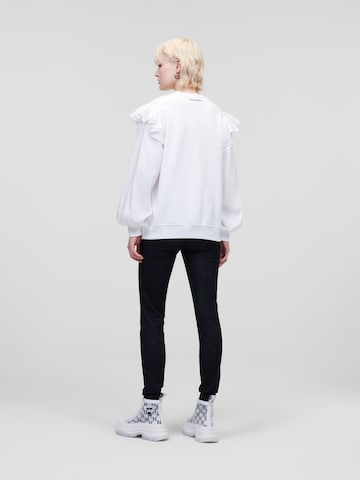 Karl Lagerfeld Sweatshirt i vit