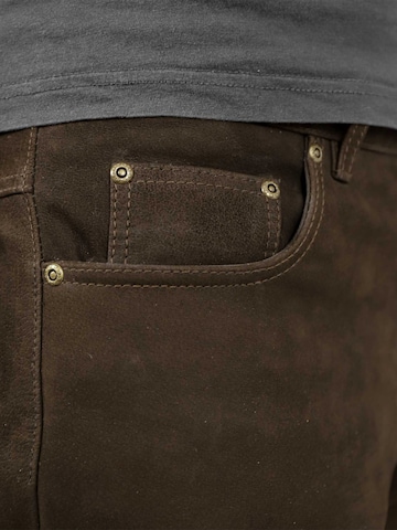 MADDOX Regular Broek 'Laurin' in Bruin