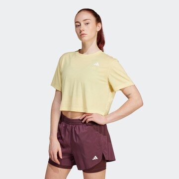 Maglia funzionale 'TE MIN' di ADIDAS PERFORMANCE in giallo: frontale