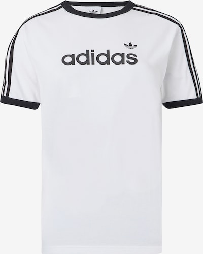 XS dydžio Marškinėliai 'Linear' iš ADIDAS ORIGINALS, spalva – juoda / balta, Prekių apžvalga