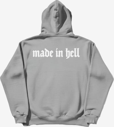 Kleidermafia Sweater majica 'Oversize Made in Hell Hoodie - Anthracite' veličine XS u antracit siva, Pregled proizvoda