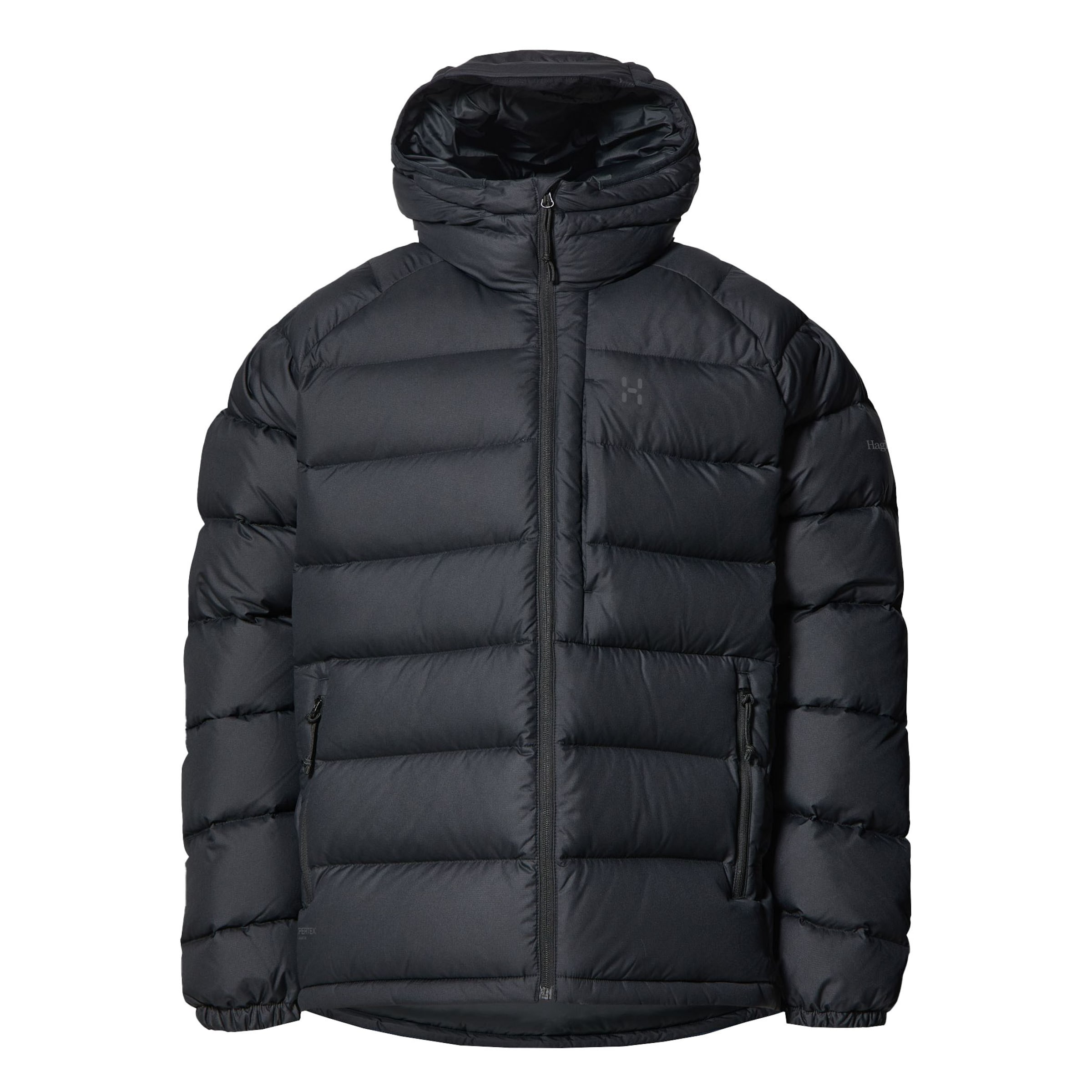 Haglöfs Athletic Jacket ' Rosson Down Hood Jacket ' in Black: front