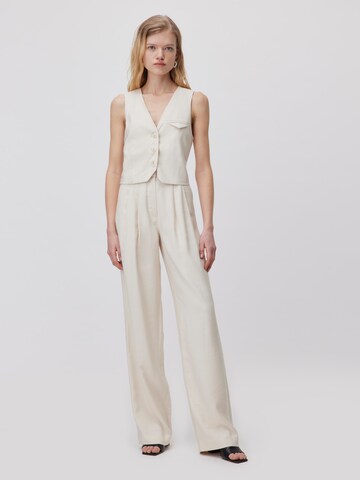 LeGer by Lena Gercke Wide leg Veckad byxa 'Draco' i beige