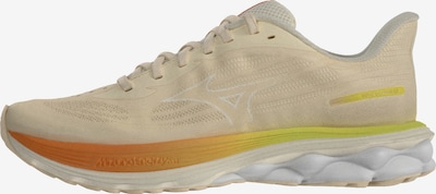 MIZUNO Laufschuh 'WAVE SKYRISE 7' in 39 in sand / limette / mandarine / hellorange, Produktansicht