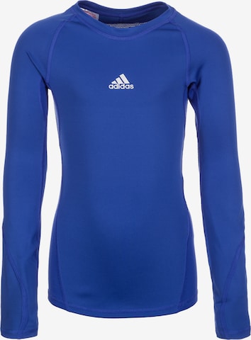 ADIDAS PERFORMANCE Trainingsshirt 'AlphaSkin' in Blau: predná strana