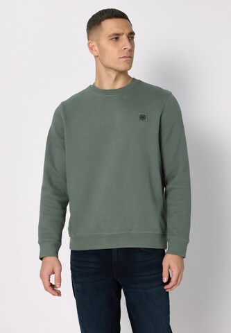Street One MEN Sweatshirt in Green: front