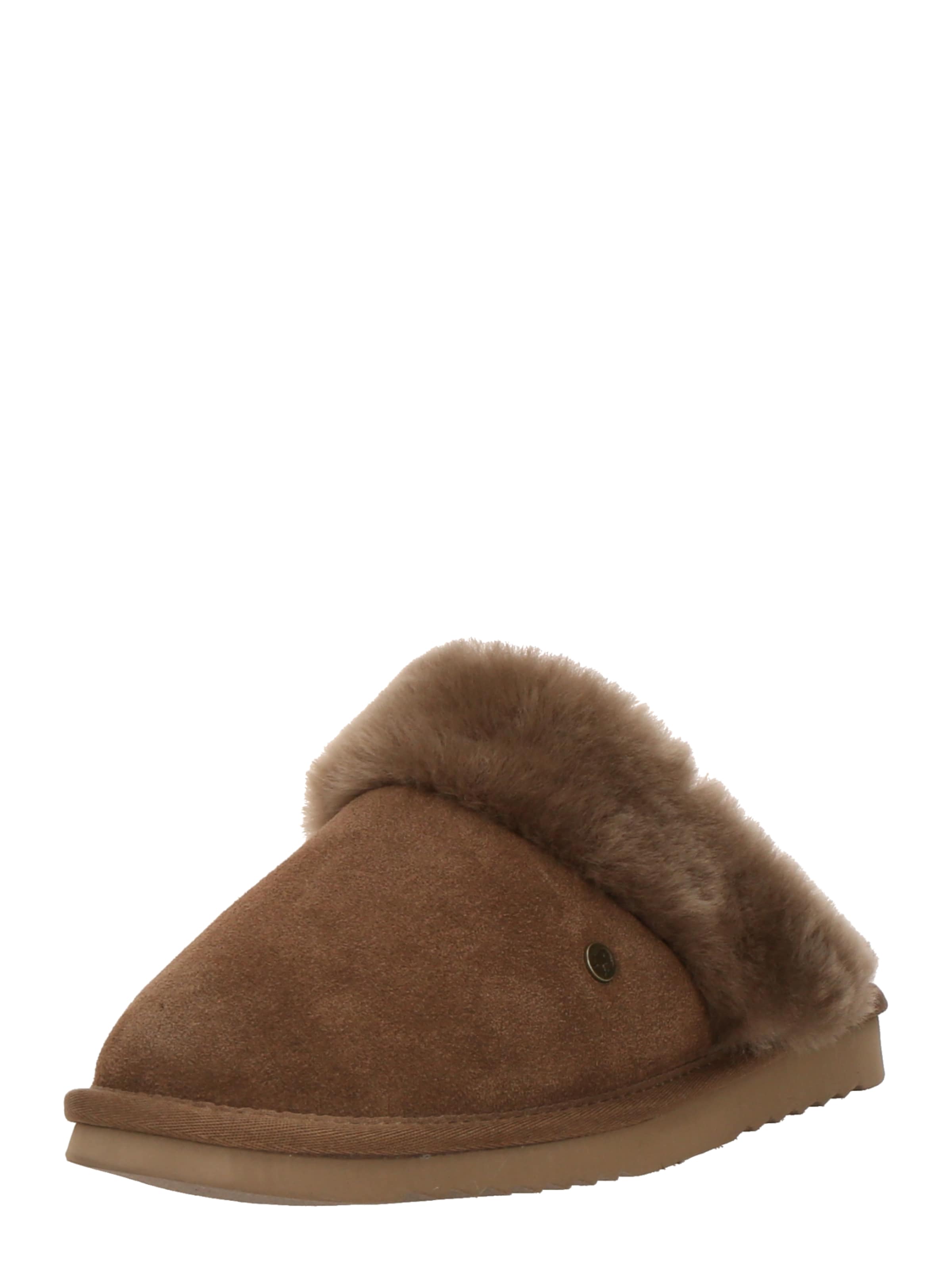 Pantoufle 'Flurry' Warmbat en marron : devant
