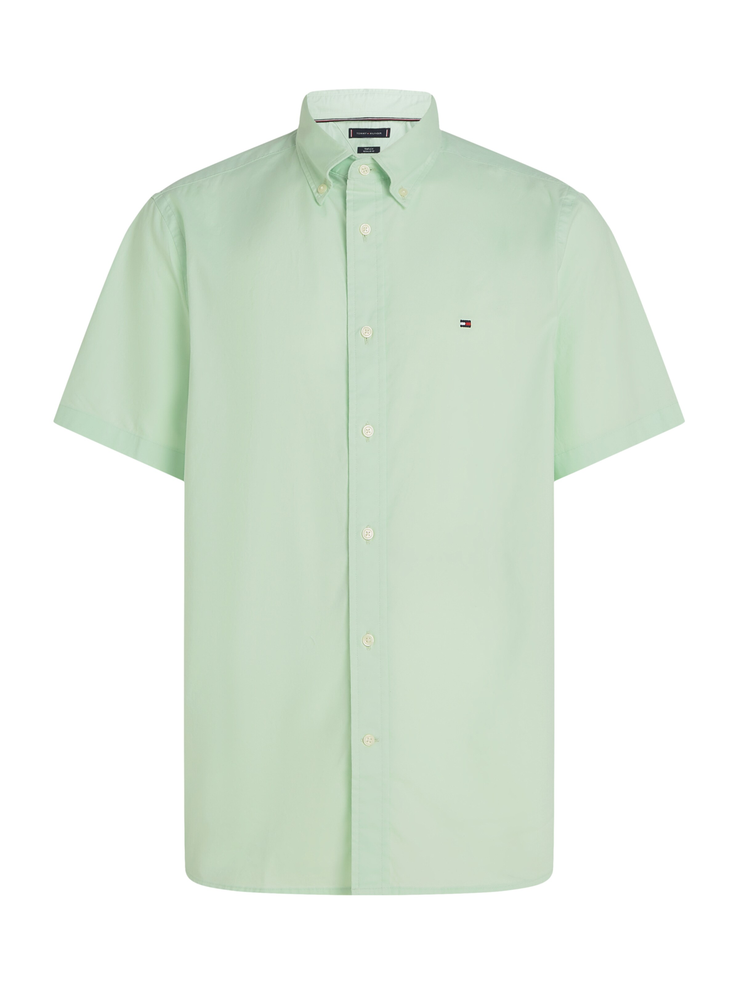 žalia TOMMY HILFIGER Marškiniai 'Flex': priekis