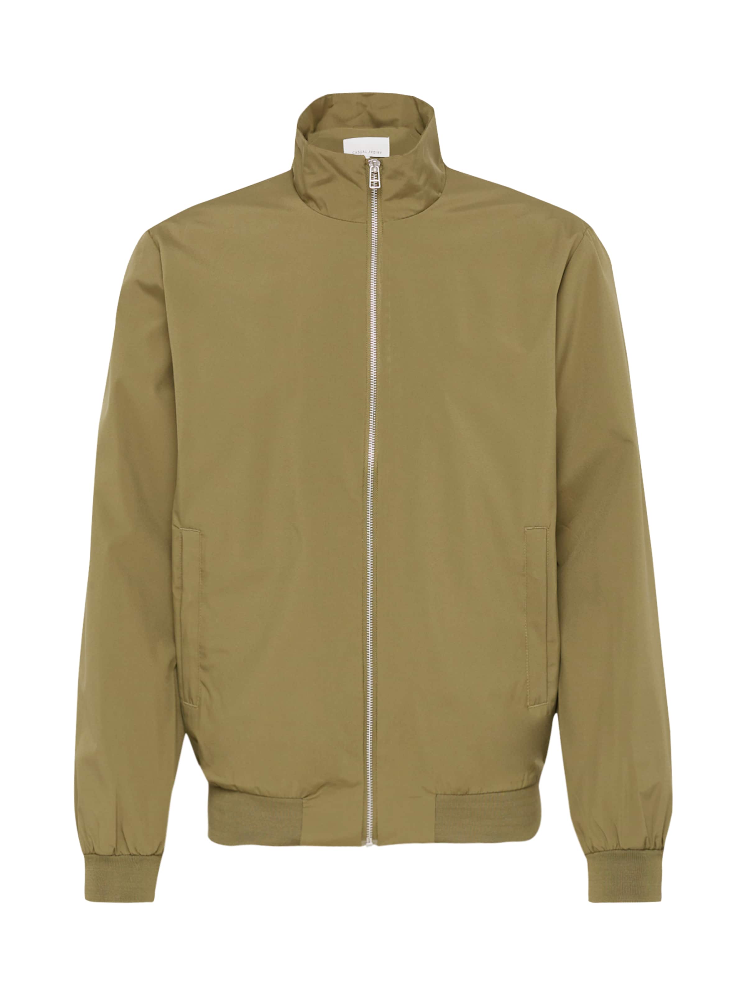 Casual Friday Between-season jacket 'Joshu' in Green: front