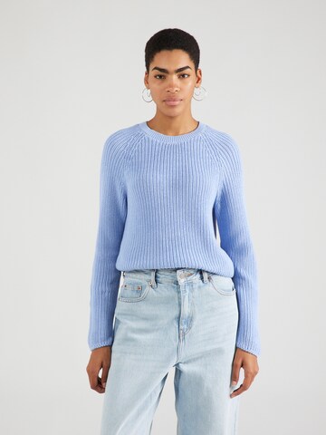 Pull-over QS en bleu : devant