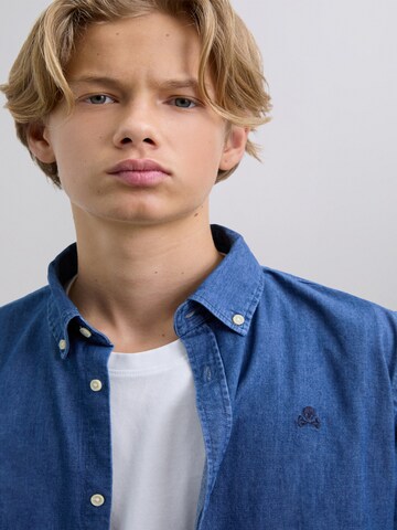 Scalpers Regular fit Button up shirt in Blue