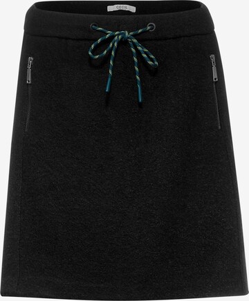 CECIL Skirt in Black: front