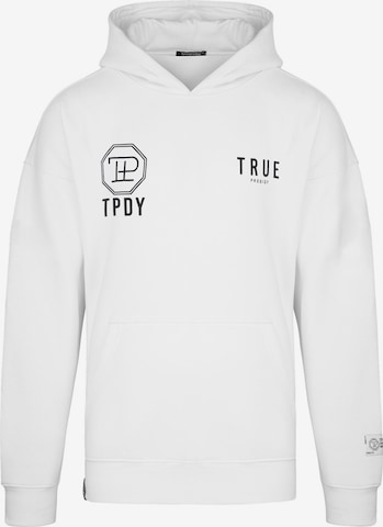 trueprodigy Sweatshirt 'Aaren' in Wit: voorkant