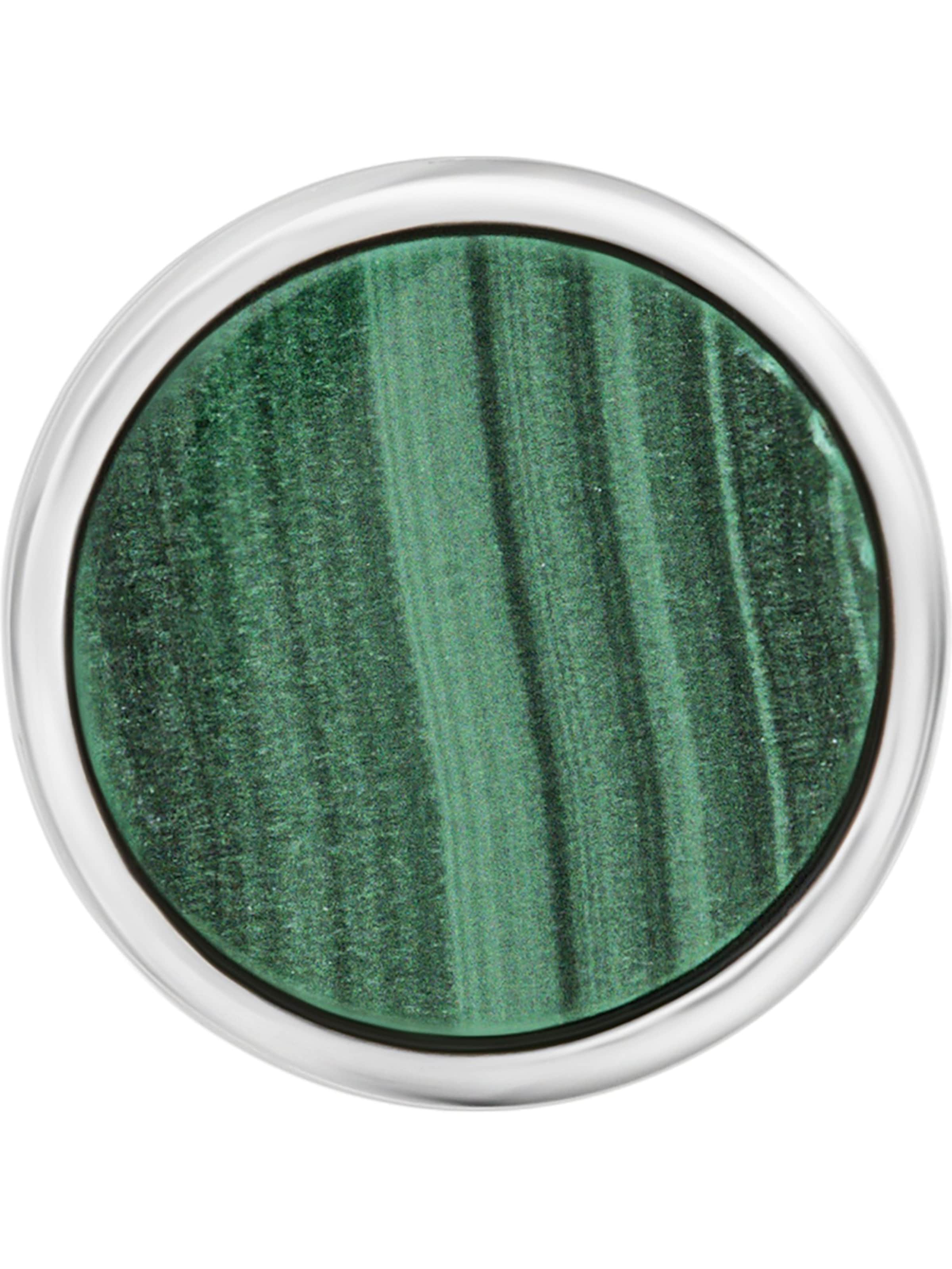 caï Ohrring in Grün: Vorderseite