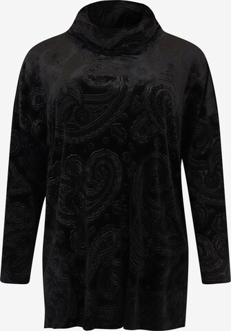 Yoek Sweater in Black: front