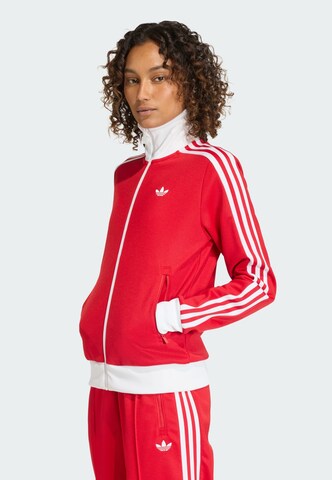 Giacca di felpa 'Classic' di ADIDAS ORIGINALS in rosso: frontale