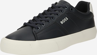 BOSS Black Sneakers low 'Aiden' i mørkeblå / hvit, Produktvisning