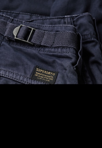 Regular Pantalon chino 'Utility' Superdry en bleu