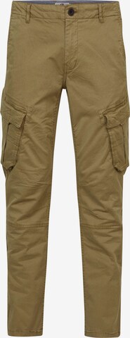 Petrol Industries Regular Cargo Pants in Green: front