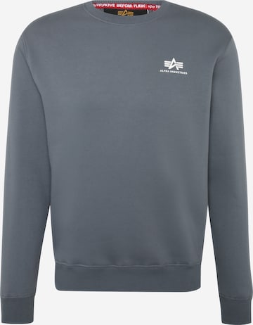 mėlyna ALPHA INDUSTRIES Megztinis be užsegimo: priekis