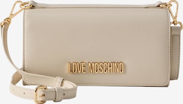 Sac à bandoulière Love Moschino en beige : devant