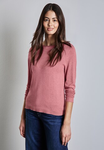 Pullover di STREET ONE in rosa: frontale