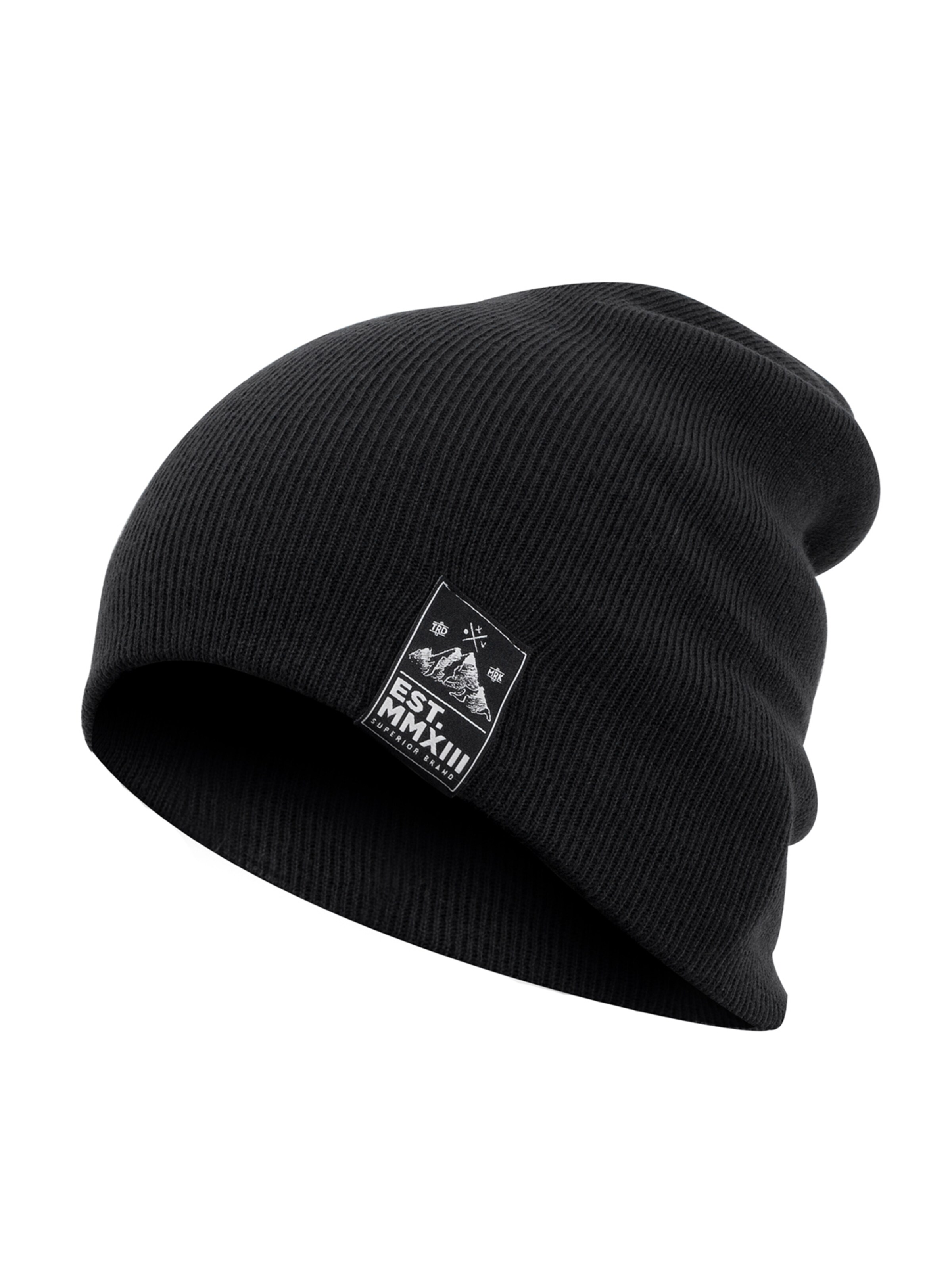 Manufaktur13 Beanie 'Slouch' in Blue: front