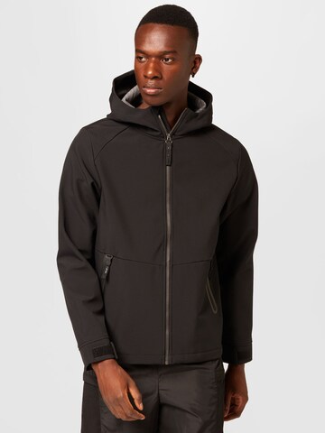 Veste outdoor ICEPEAK en noir : devant