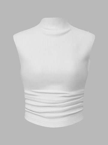Haut Hiccup en blanc