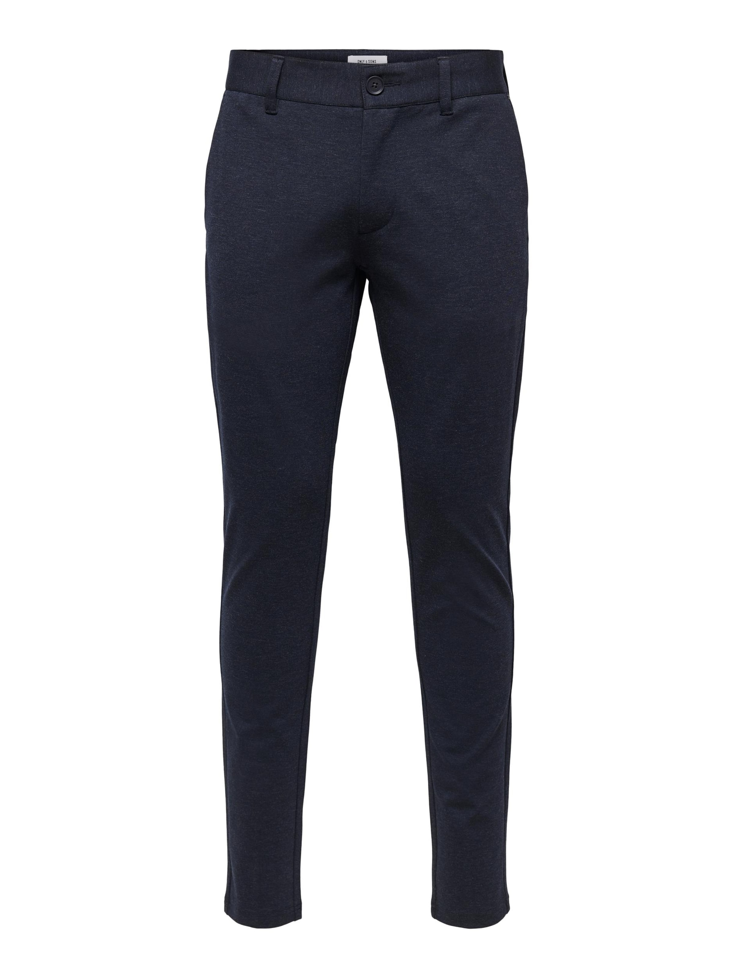 Coupe slim Pantalon chino 'ONSMARK' Only & Sons en bleu : devant