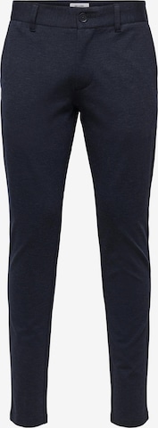 Only & Sons Slimfit Chino 'Mark' in Blauw: voorkant