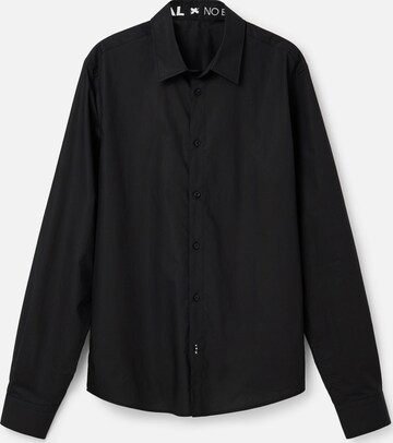 Desigual Regular fit Button Up Shirt 'Armand' in Black: front