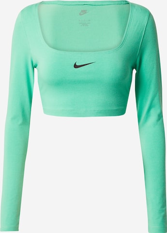 Tricou de la Nike Sportswear pe verde: față