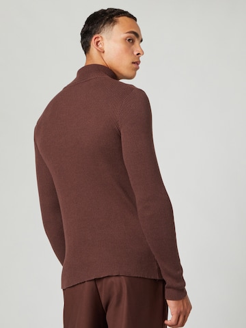 Guido Maria Kretschmer Men Sweater 'Armin' in Brown